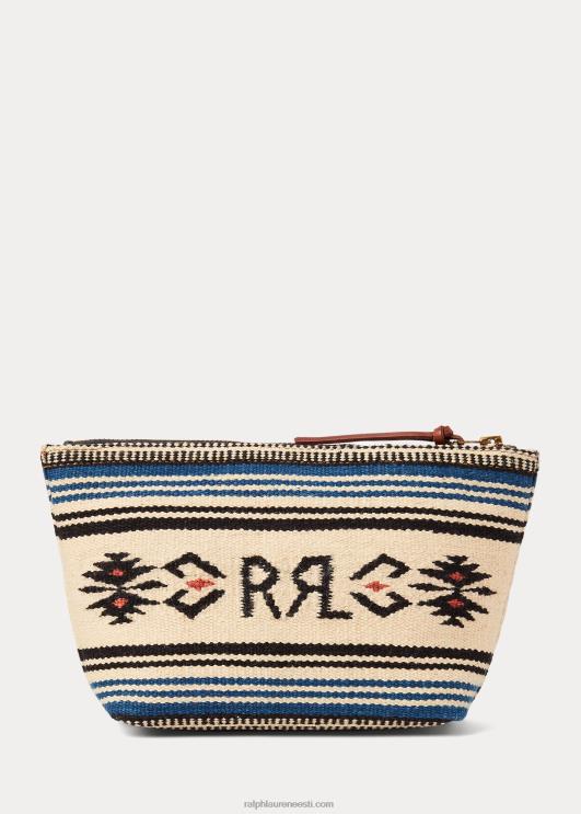 Ralph Lauren mehed käsitsi kootud žakaarkoeline kott PR0V2233 kreemikas multi/pruun