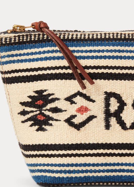 Ralph Lauren mehed käsitsi kootud žakaarkoeline kott PR0V2233 kreemikas multi/pruun