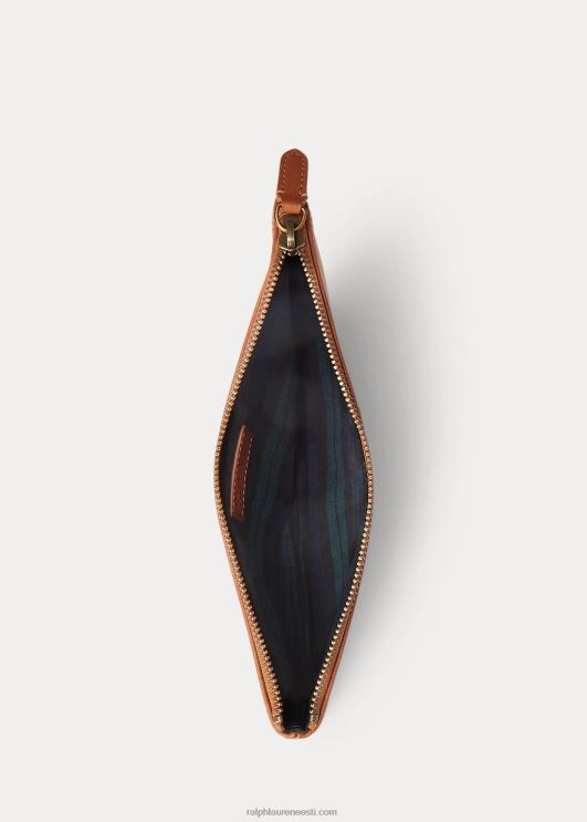 Ralph Lauren mehed pärandnahast ääristega lõuendikott PR0V2757 montana khaki