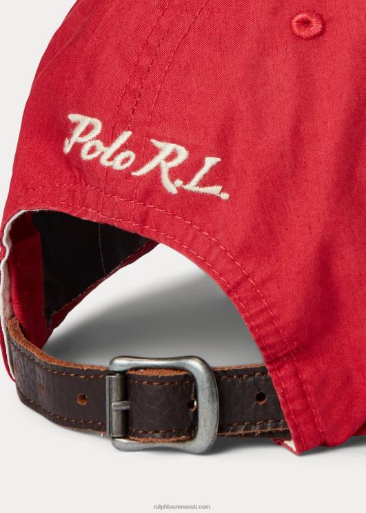 Ralph Lauren mehed aplikeeritud toimse pika nokaga kork PR0V2208 tšillipipar