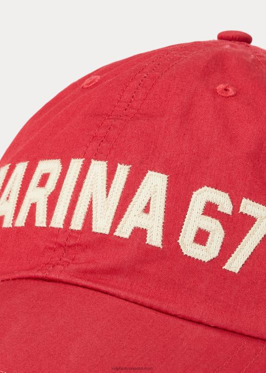 Ralph Lauren mehed aplikeeritud toimse pika nokaga kork PR0V2208 tšillipipar