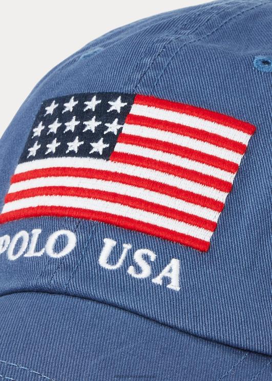 Ralph Lauren mehed lipuline chino pallimüts PR0V2489 kerge merevägi