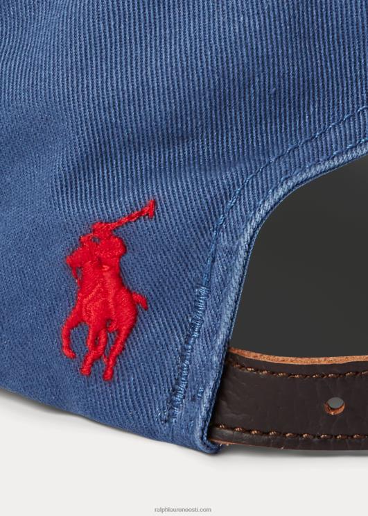 Ralph Lauren mehed lipuline chino pallimüts PR0V2489 kerge merevägi