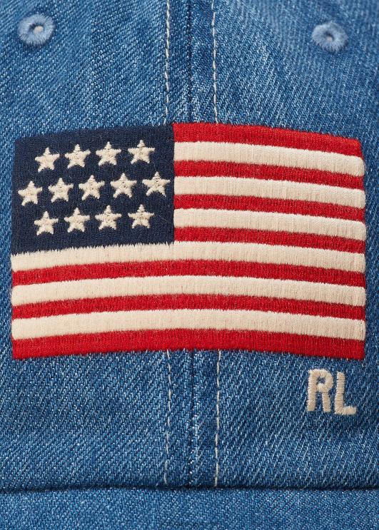 Ralph Lauren mehed lipuline teksapalli müts PR0V2586 denim