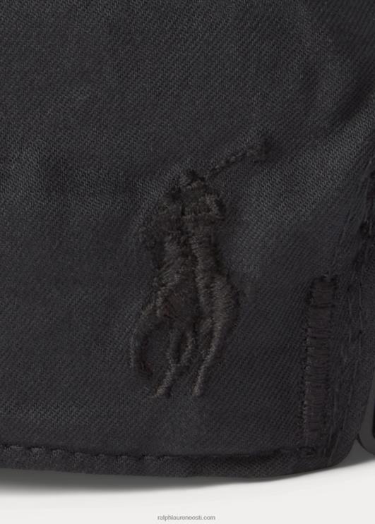 Ralph Lauren mehed logo-tahvel pallimütsi PR0V2578 must