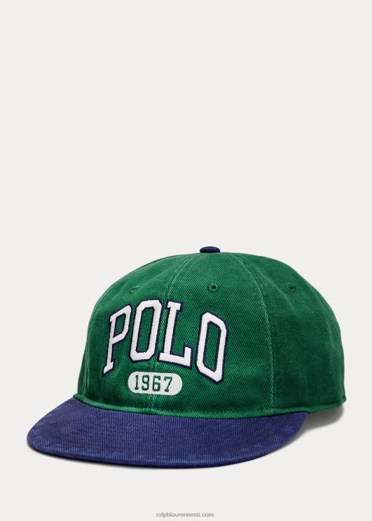 Ralph Lauren mehed logoga puuvillane chino palli müts PR0V2755