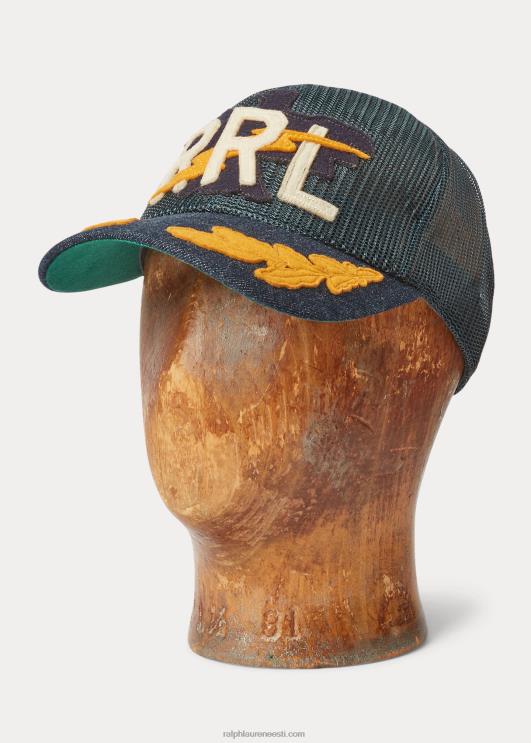 Ralph Lauren mehed logoga võrgust veoauto kork PR0V8848 merevägi/indigo