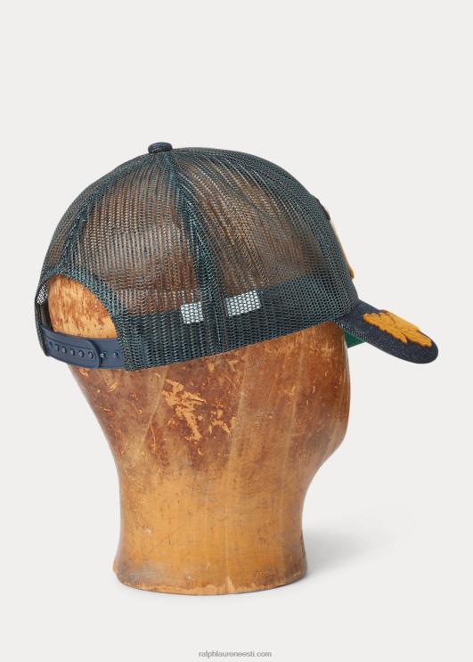 Ralph Lauren mehed logoga võrgust veoauto kork PR0V8848 merevägi/indigo