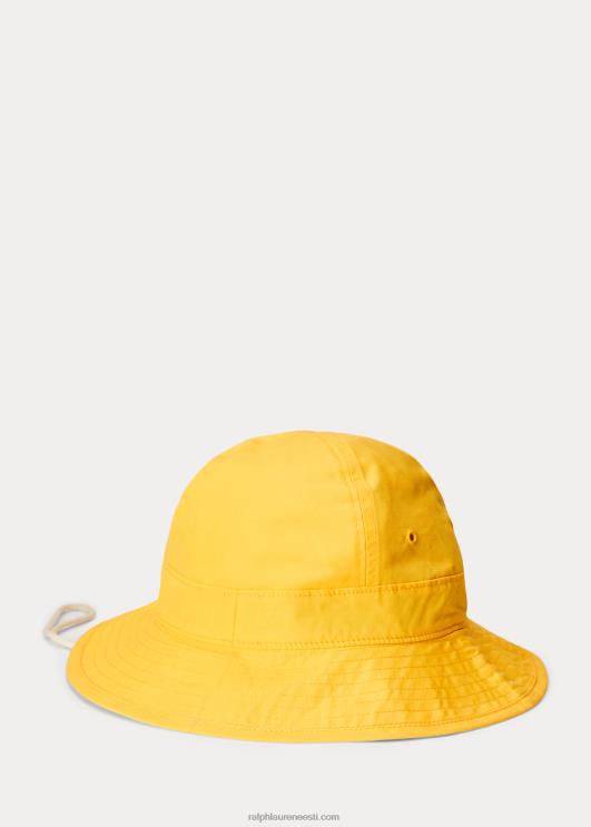 Ralph Lauren mehed merelipuline puuvillasegu ämbrimüts PR0V2461 libe kollane