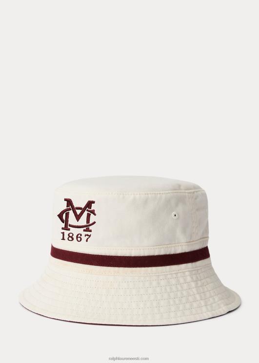 Ralph Lauren mehed morehouse kollektsiooni koppkübar PR0V2632 juhend kreem/rikas rubiin