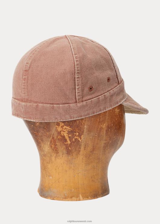 Ralph Lauren mehed pardi lõuendist müts PR0V8830 pleekinud lillakas