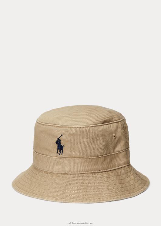 Ralph Lauren mehed puuvillane chino ämbrimüts PR0V2288 luksuslik päevitus