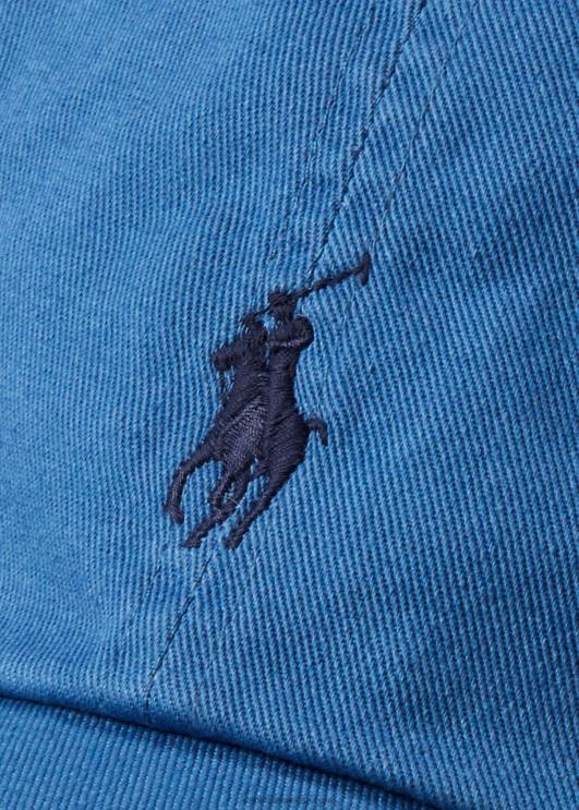 Ralph Lauren mehed puuvillane chino palli müts PR0V2500 nimes sinine