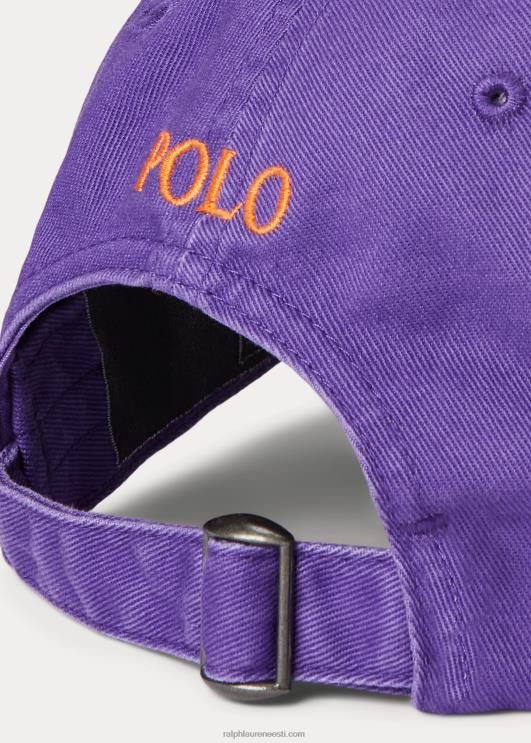 Ralph Lauren mehed puuvillane chino palli müts PR0V2502 lips lilla