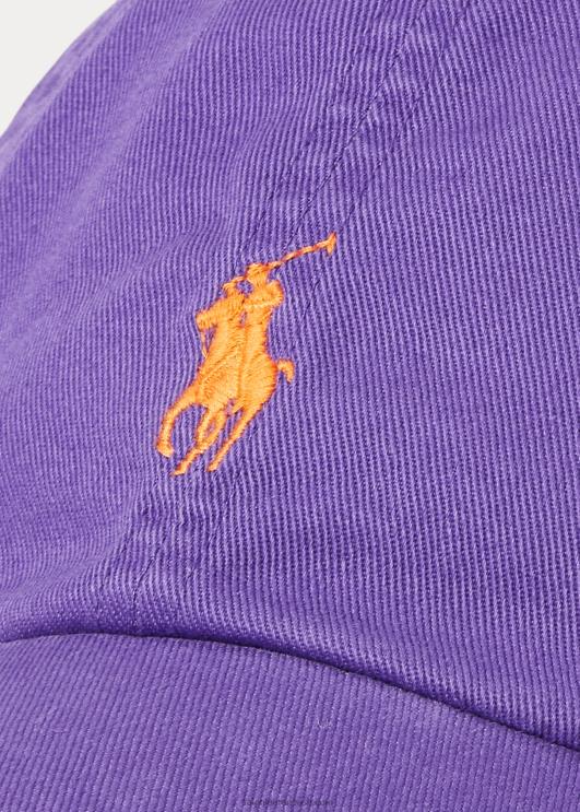 Ralph Lauren mehed puuvillane chino palli müts PR0V2502 lips lilla