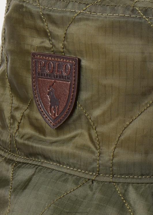 Ralph Lauren mehed tepitud ripstop koppkübar PR0V2741 varikatuse oliiv