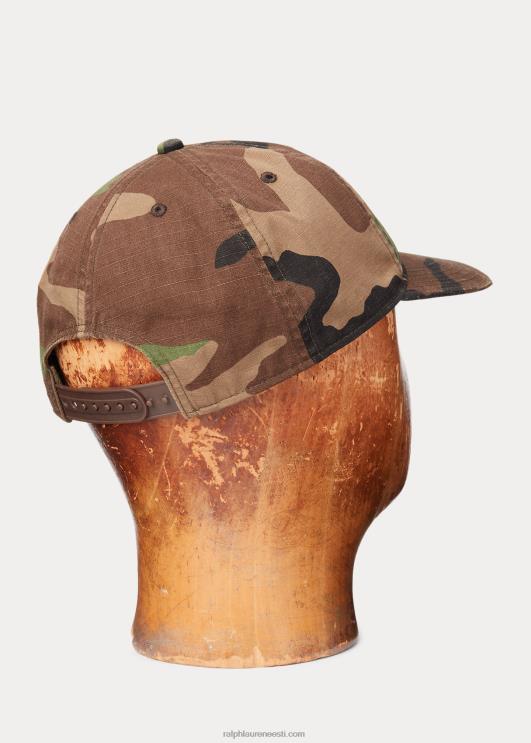 Ralph Lauren mehed tiibadega logoga kuulkübar PR0V8872 metsamaa kamm