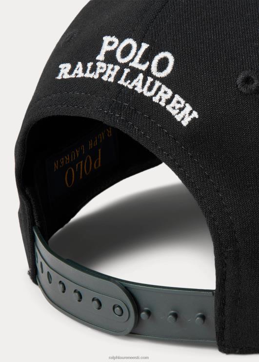 Ralph Lauren mehed topeltkootud žakaarmüts PR0V5527 must