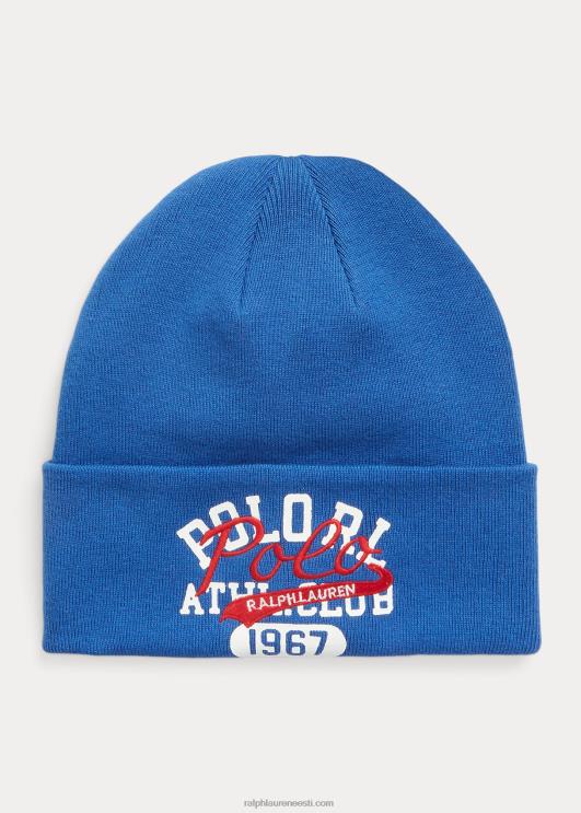Ralph Lauren mehed kihiline logoga puuvillane nokamüts PR0V2467 kuninglik pärand