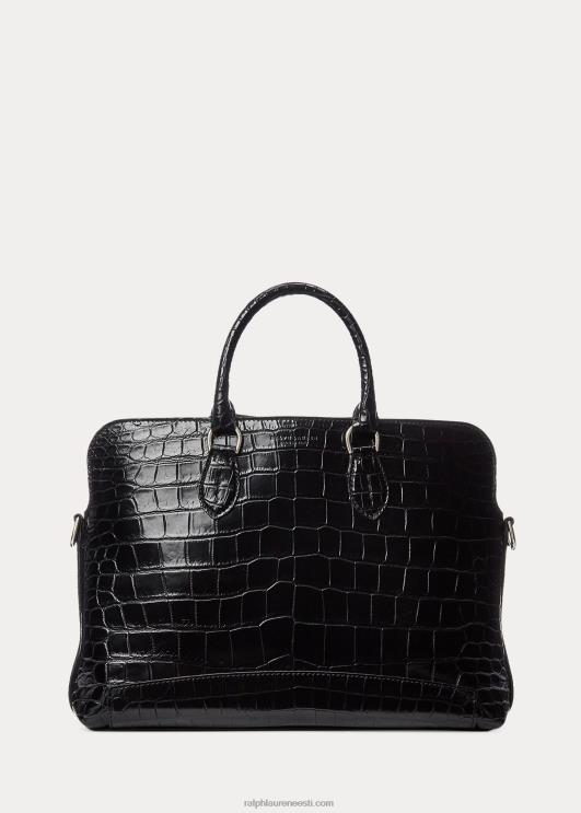 Ralph Lauren mehed krokodill reisija portfell PR0V9016 must