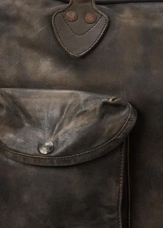 Ralph Lauren mehed nahast kohver PR0V8845 tumepruun