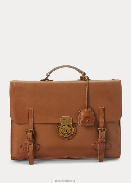 Ralph Lauren mehed pärandnahast kohver PR0V2215 tan
