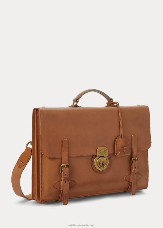 Ralph Lauren mehed pärandnahast kohver PR0V2215 tan