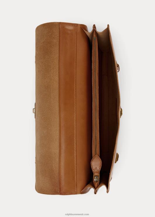 Ralph Lauren mehed pärandnahast kohver PR0V2215 tan