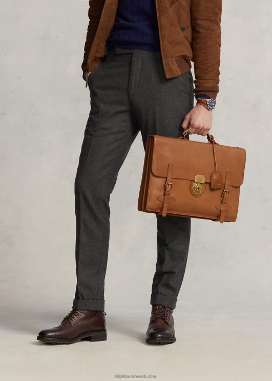 Ralph Lauren mehed pärandnahast kohver PR0V2215 tan