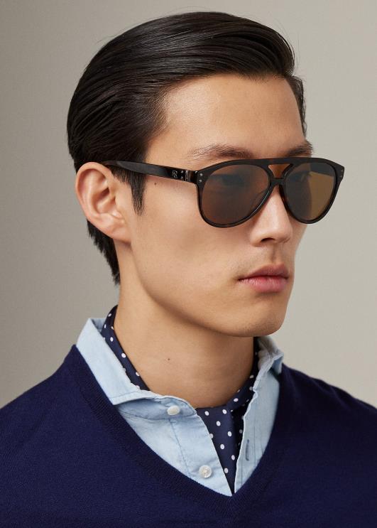 Ralph Lauren mehed autopiloodi päikeseprillid PR0V9065 pruun havanna