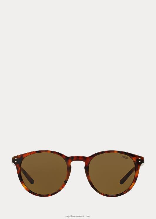 Ralph Lauren mehed klassikalised panto päikeseprillid PR0V8793 läikiv antiikne havanna