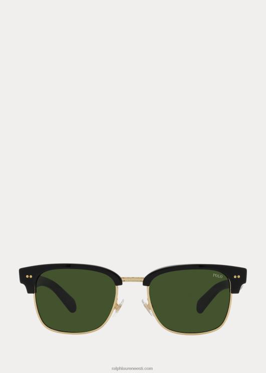 Ralph Lauren mehed square Academy päikeseprillid PR0V9060 läikiv must