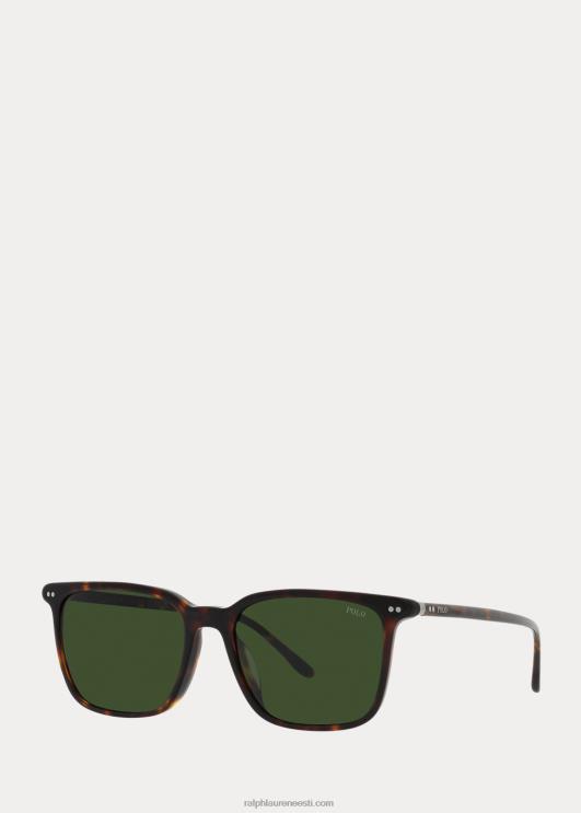 Ralph Lauren mehed square Academy päikeseprillid PR0V9063 läikiv tume havanna
