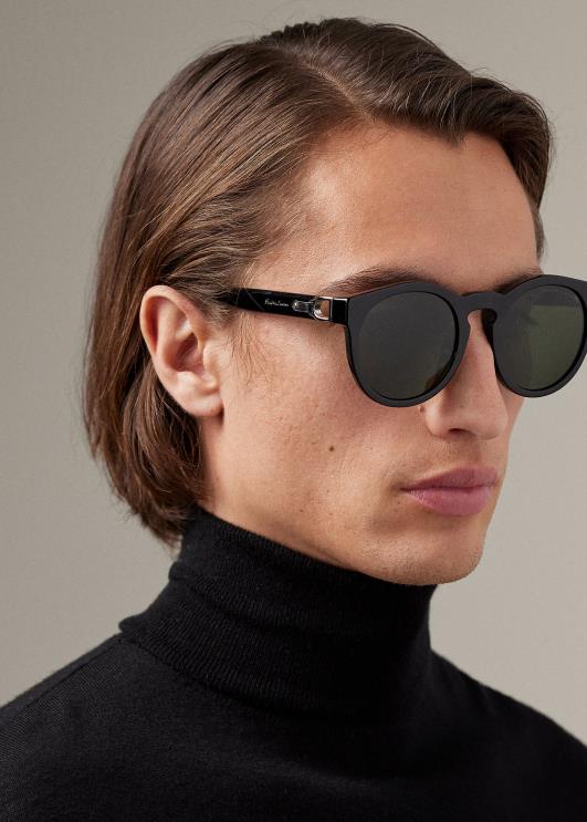 Ralph Lauren mehed stirrup bedford päikeseprillid PR0V8991 läikiv must