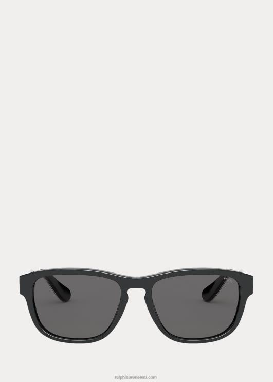 Ralph Lauren mehed tartanist kollegiaalsed päikeseprillid PR0V2784 läikiv must tartaaniga