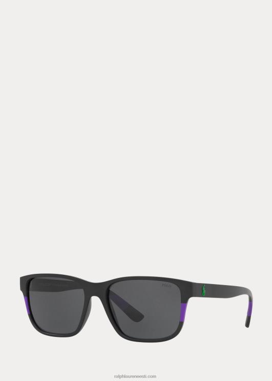 Ralph Lauren mehed värviblokeeritud päikeseprillid PR0V2787 must