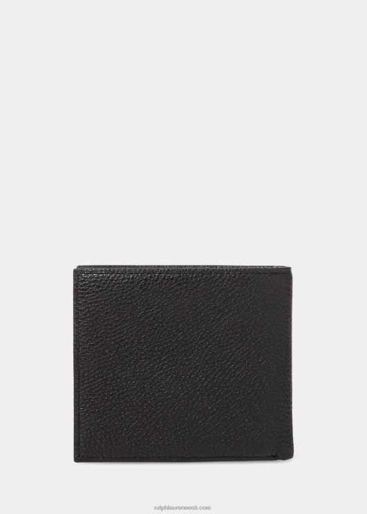 Ralph Lauren mehed kiviklibuga nahast voldik PR0V2569 must