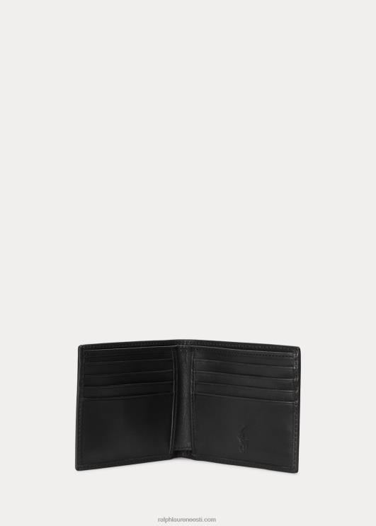 Ralph Lauren mehed nahast rahakott PR0V2393 must