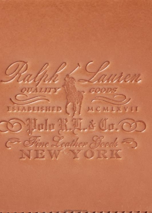 Ralph Lauren mehed pärand täistera rahakott PR0V2296 tan
