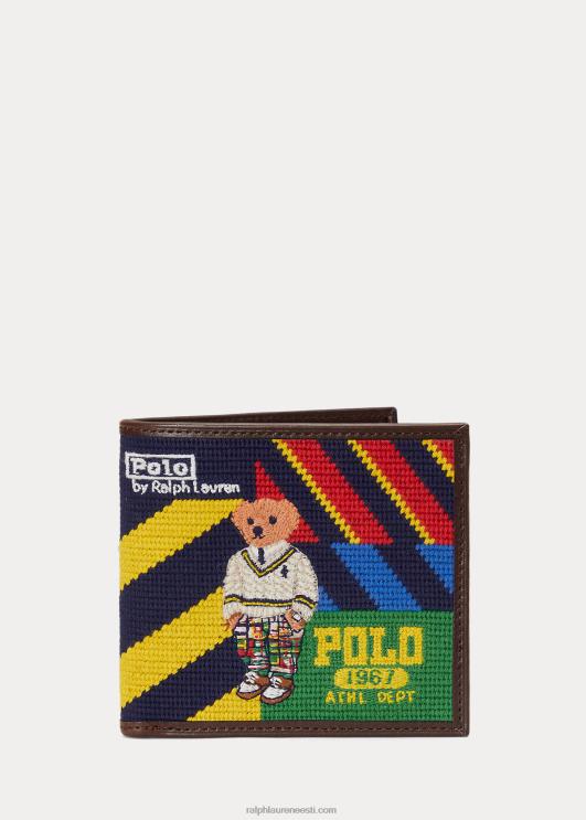 Ralph Lauren mehed polo karu triibuline nõelotsaga rahakott PR0V2382 mitu