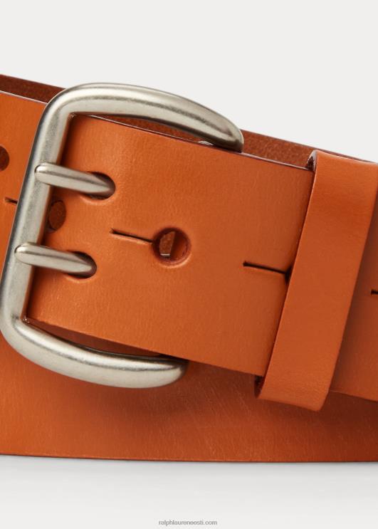 Ralph Lauren mehed kaheharuline nahast vöö PR0V2335 tan