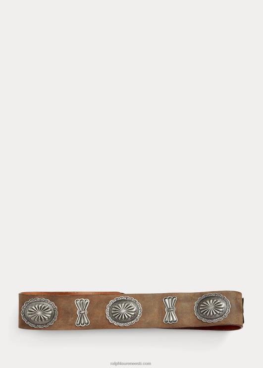 Ralph Lauren mehed läbimõõduga seemisnahast vöö PR0V8867