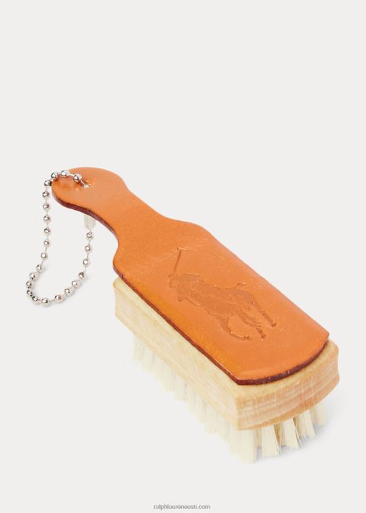 Ralph Lauren mehed messing-pandlaga nahast vöö PR0V2479 tan