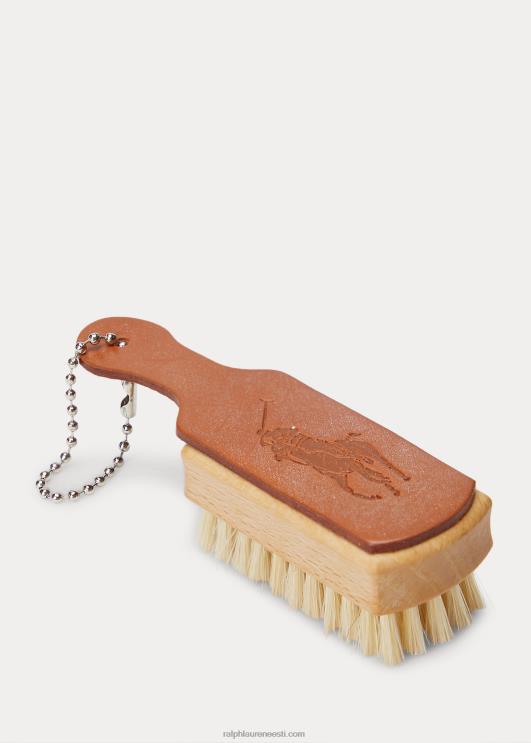 Ralph Lauren mehed messing-pandlaga valjadega nahast vöö PR0V2553 punakaspruun