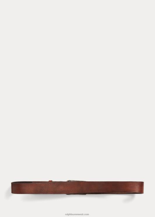 Ralph Lauren mehed nahast vöö PR0V8856 vintage pruun