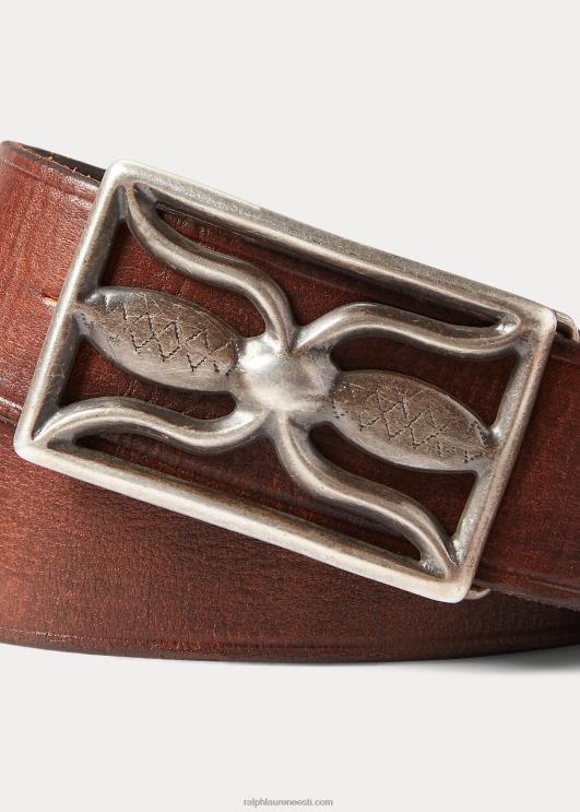 Ralph Lauren mehed nahast vöö PR0V8856 vintage pruun