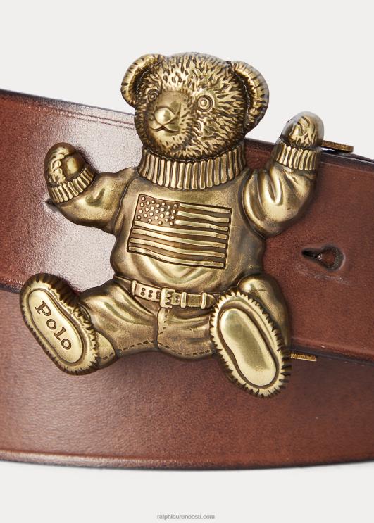 Ralph Lauren mehed polo karu nahast vöö PR0V2565 pruun