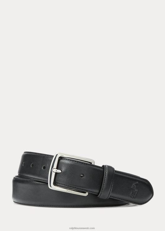 Ralph Lauren mehed täisnahast kleidivöö PR0V2566 must