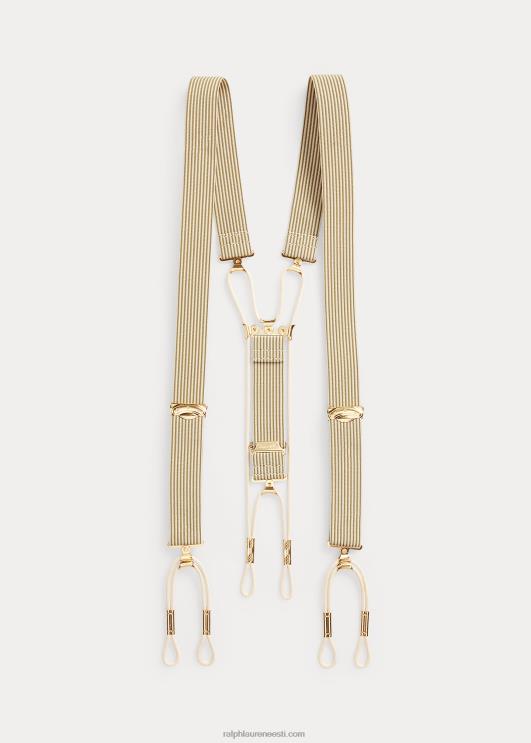 Ralph Lauren mehed triibulised venitustraksid PR0V8846 koor/oliiv