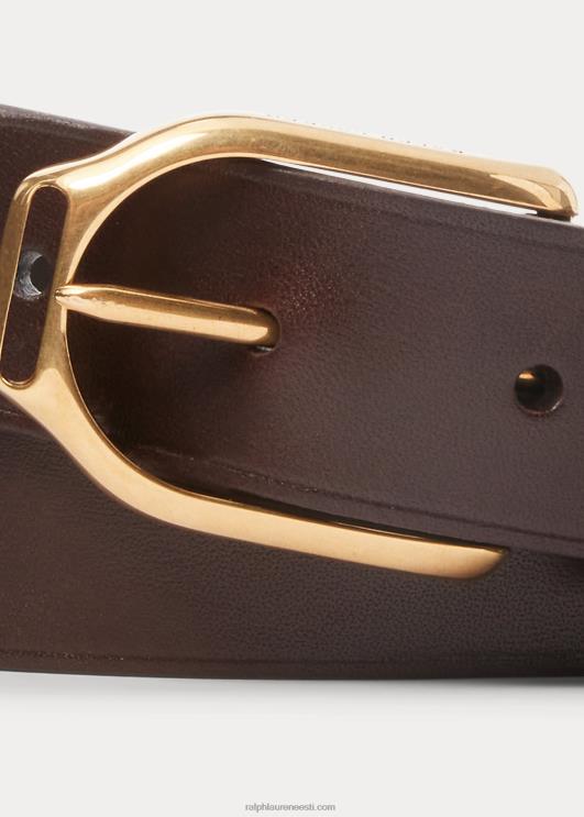 Ralph Lauren mehed welingtoni nahast vöö PR0V8954 pagas pruun